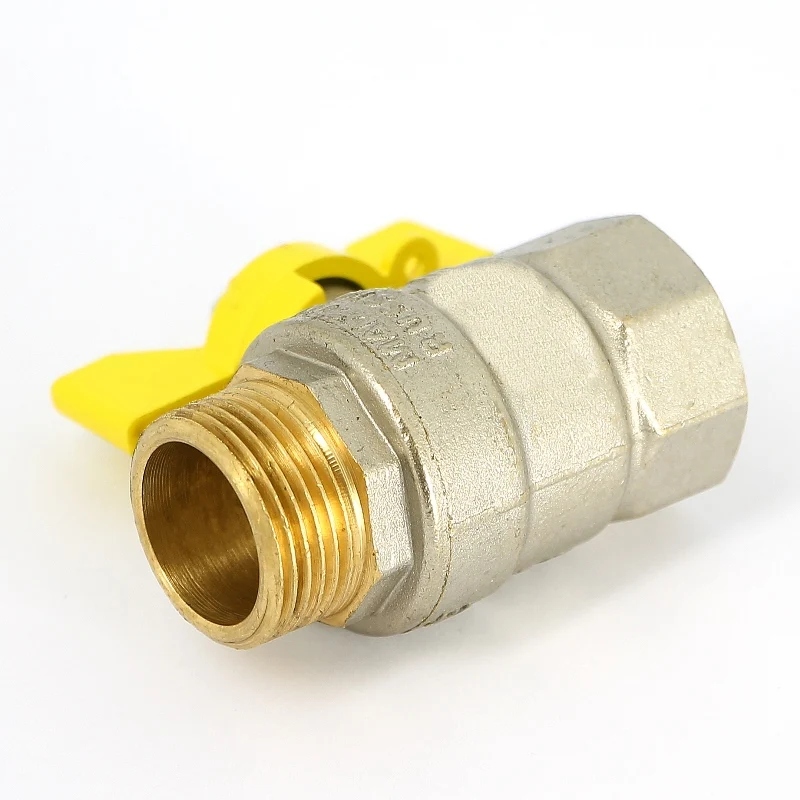 Кран газовый LD Pride 47.15 (15мм - 1/2") В-Н Бабочка