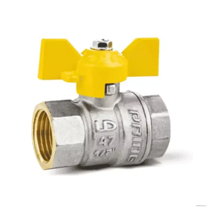 Кран газовый LD Pride 47.25 (25мм - 1") В-В Бабочка