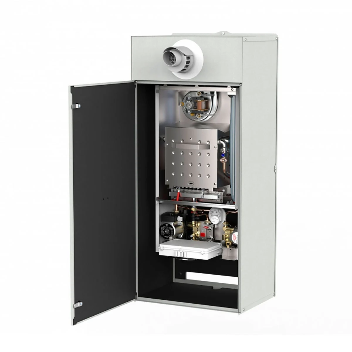Двухконтурный газовый котел 24 кВт наружного размещения RSR 24 BOX Radiant