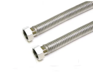 1,50м 1/2" Подводка сильфонная газовая + Изоляция -ПВХ гайка-гайка					