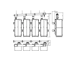 Газовый котел 180 кВт напольный R1KG-А-180 Radiant
