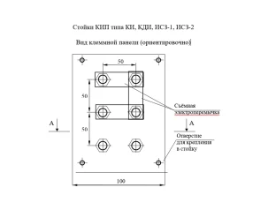 Стойка контрольно-измерительного пункта тип "КИ" Мособлгаз