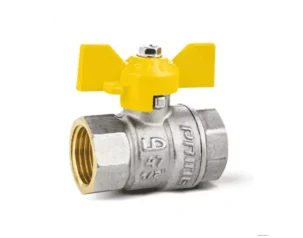 Кран газовый LD Pride 47.15 (15мм - 1/2") В-В Бабочка					