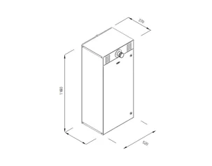 Одноконтурный газовый котел 24 кВт наружного размещения RS 24/B BOX Radiant