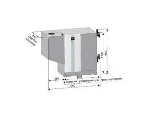 Газовый напольный конденсационный котёл WOLF MGK-2-630 (Одноконтурный) - 626 кВт