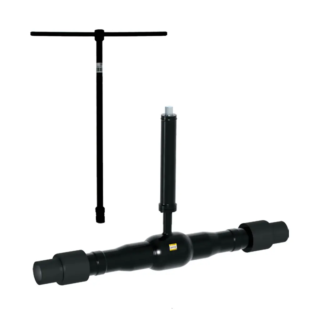 Кран газовый КШГ.45.080.10 С/С П/П Д080 шток Н=1500 мм, ПЭ-100, SDR11