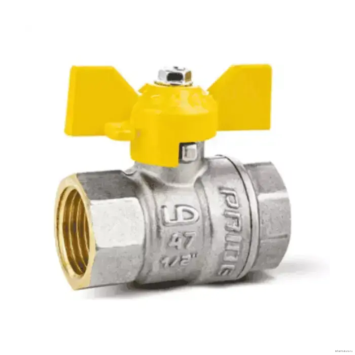 Кран газовый LD Pride 47.20 (20мм - 3/4") В-В Бабочка