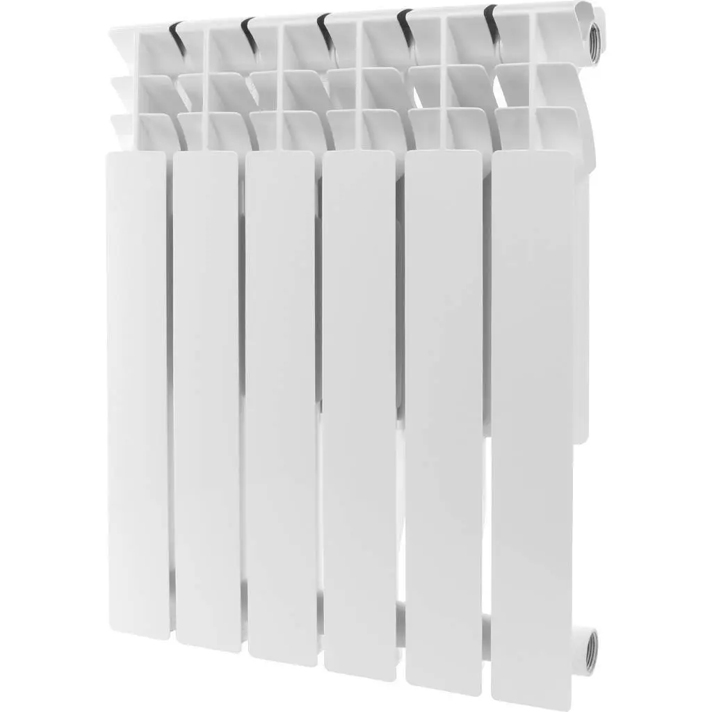 Радиатор ROMMER Plus 500 - 6 секций, алюминиевый