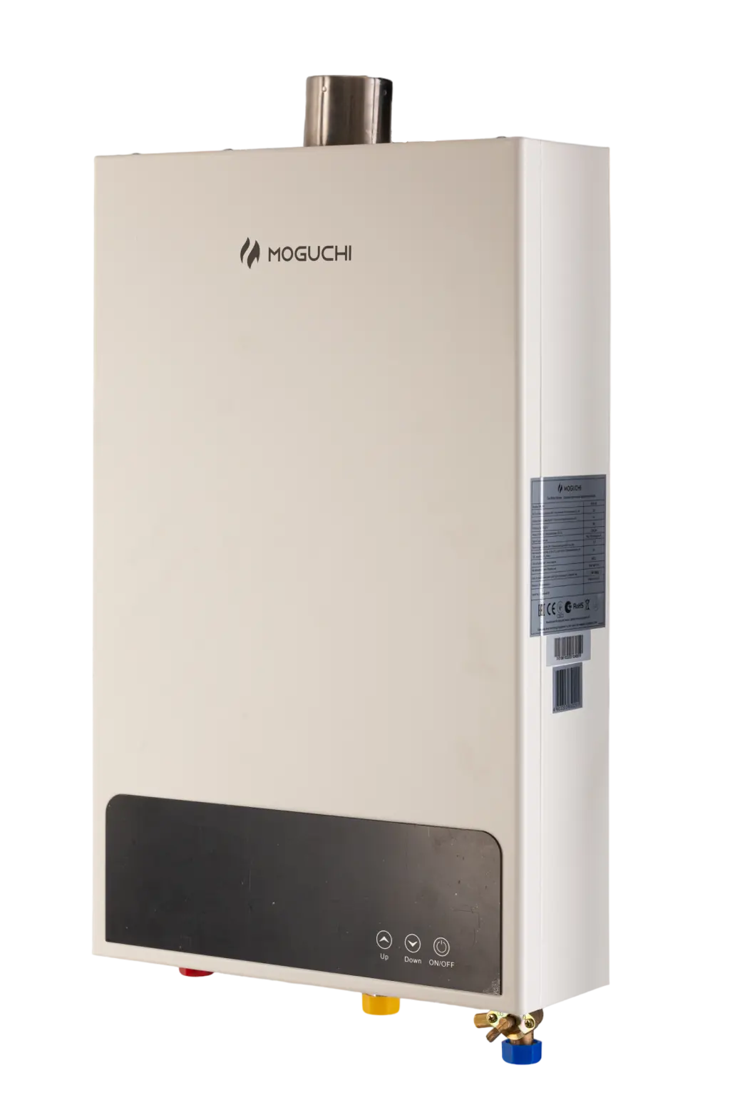 Газовый проточный водонагреватель MOGUCHI WHF 10 (10 л/мин)